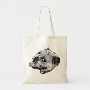 Glimlach in halftoon tote bag