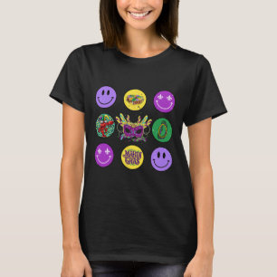 Glimlach Mardi Gras-sfeer Vette Dinsdag New Orlean T-shirt