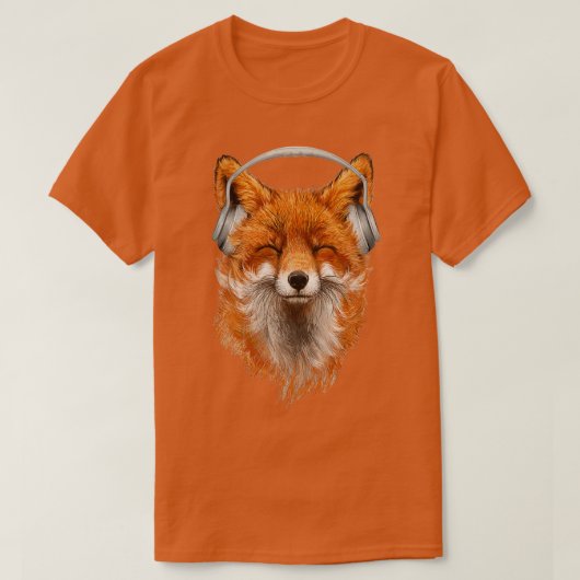 Glimlach Musical Fox Classic TShirt (Design voorkant)