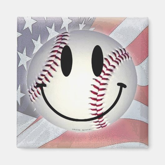 GLIMLACH OP DE WORLD SERIES MAGNEET (Voorkant)