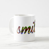 glimlach positieve kijkers ontwerpen mooie koffie  koffiemok (Voorkant links)