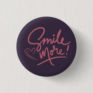 Glimlach ronde button 3,2 cm