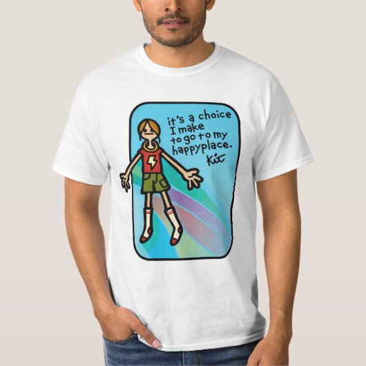 glimlach shirt. t-shirt (Voorkant)