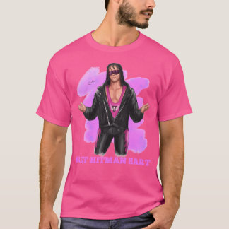 Glimlach van Bret Hitman Hart T-shirt