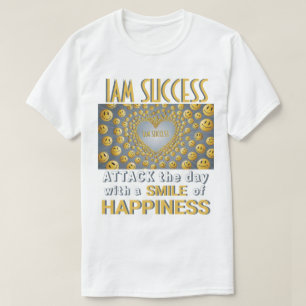 GLIMLACH VAN GELUK T-SHIRT