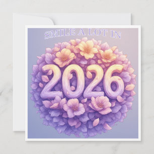 Glimlach veel in 2026 kaart