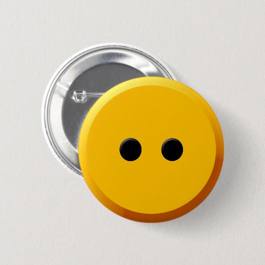 glimlachen als een knop ronde button 5,7 cm (Voorkant /achterkant)