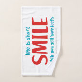glimlachen bad handdoek (Handdoek)