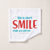 glimlachen bad handdoek (Wasdoekje)