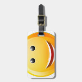 glimlachen bagagelabel (Voorkant verticaal)