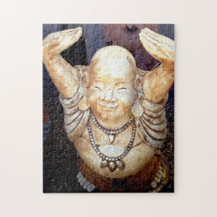 glimlachen boeddha puzzel legpuzzel
