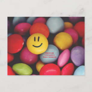 glimlachen briefkaart