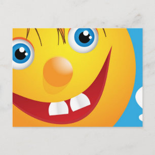 glimlachen briefkaart