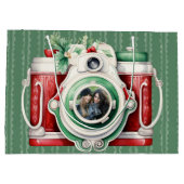 glimlachen | camera kerstfoto groot cadeauzakje (Achterkant)