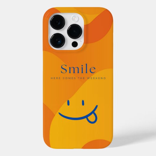 glimlachen Case-Mate iPhone case (Achterkant)