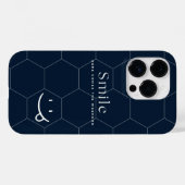 glimlachen Case-Mate iPhone case (Achterkant (horizontaal))