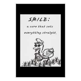 GLIMLACHEN DIE GENEZEN PERFECT POSTER