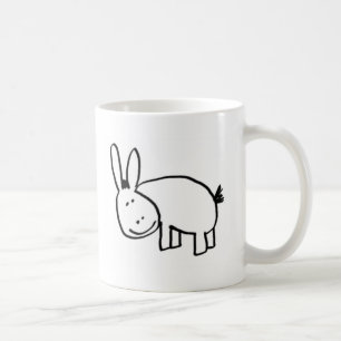 glimlachen donkerzwart koffiemok
