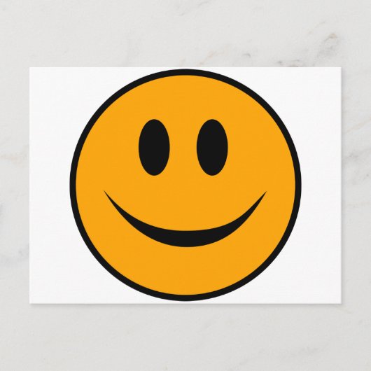 glimlachen Face Emoji Briefkaart (Voorkant)