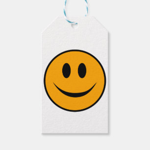 glimlachen Face Emoji Cadeaulabel