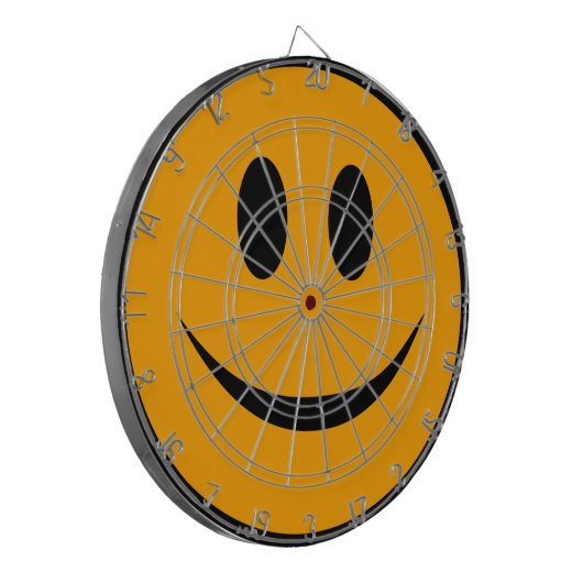 glimlachen Face Emoji Dartbord (Voorkant Links)