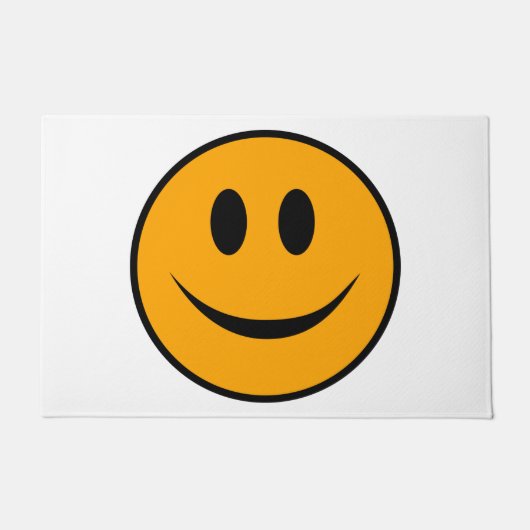 glimlachen Face Emoji Deurmat (Voorkant)