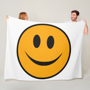 glimlachen Face Emoji Fleece Deken
