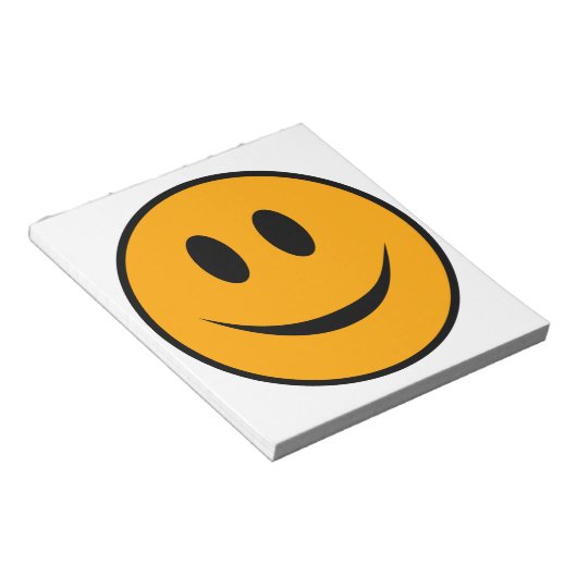 glimlachen Face Emoji Notitieblok (Schuin)