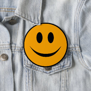 glimlachen Face Emoji Ronde Button 4,0 Cm