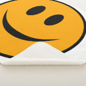 glimlachen Face Emoji Sherpa Deken (3/4)