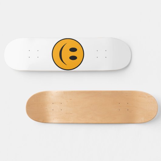 glimlachen Face Emoji Skateboard (Horizontaal)