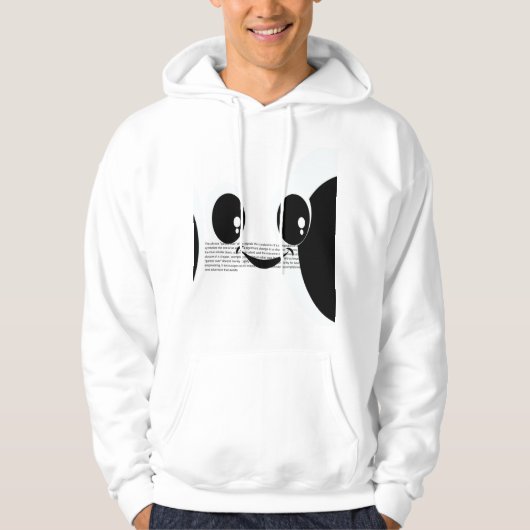 glimlachen hoodie (Voorkant)