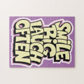 glimlachen legpuzzel (Horizontaal)