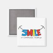 glimlachen magneet (Voorkant / Achterkant)