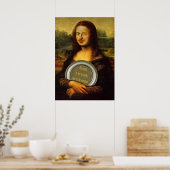 Glimlachen of niet glimlachen poster (Keuken)