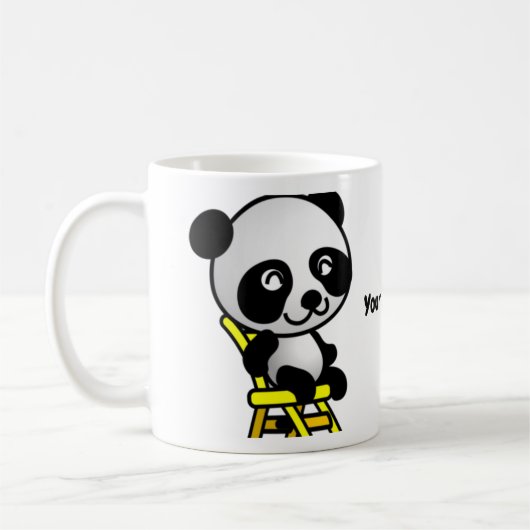 glimlachen Panda Koffiemok (Links)