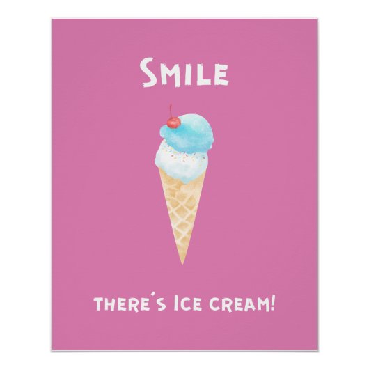 glimlachen perfect poster (Voorkant)