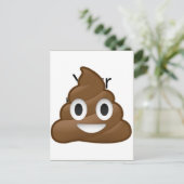 glimlachen Poop Emoji Briefkaart (Staand voorkant)