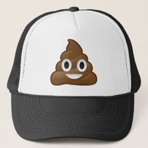 glimlachen Poop Emoji Trucker Pet