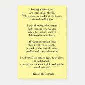 glimlachen post-it® notes (Voorkant)