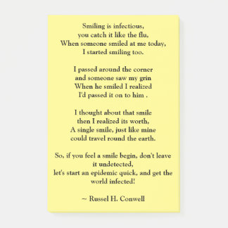 glimlachen post-it® notes