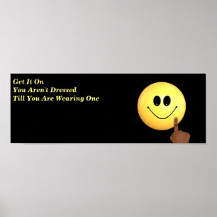 glimlachen poster