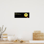 glimlachen poster (Keuken)