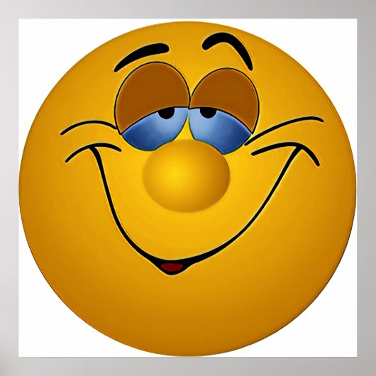 glimlachen poster (Voorkant)