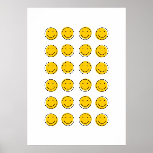 glimlachen poster (Voorkant)