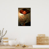 glimlachen poster (Keuken)