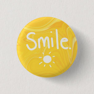 glimlachen ronde button 3,2 cm