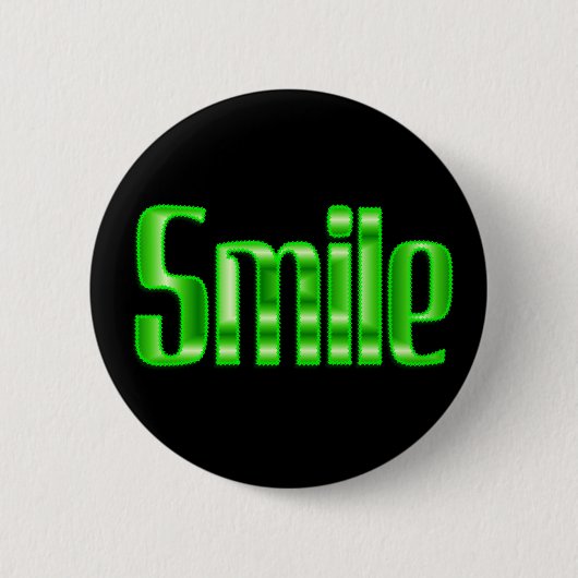 glimlachen ronde button 5,7 cm (Voorkant)