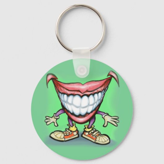 glimlachen sleutelhanger (Voorkant)