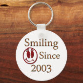 glimlachen sleutelhanger (Voorkant)